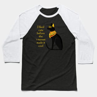 Egyptian Cat Baseball T-Shirt